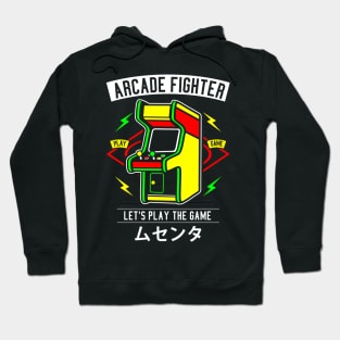 Classic Video Games Arcade Fighter Hoodie